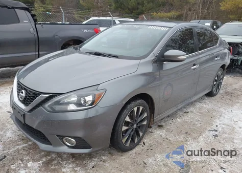 2017 Nissan Sentra Sr Turbo из США, поврежденный, VIN 3N1CB7AP7HY319007